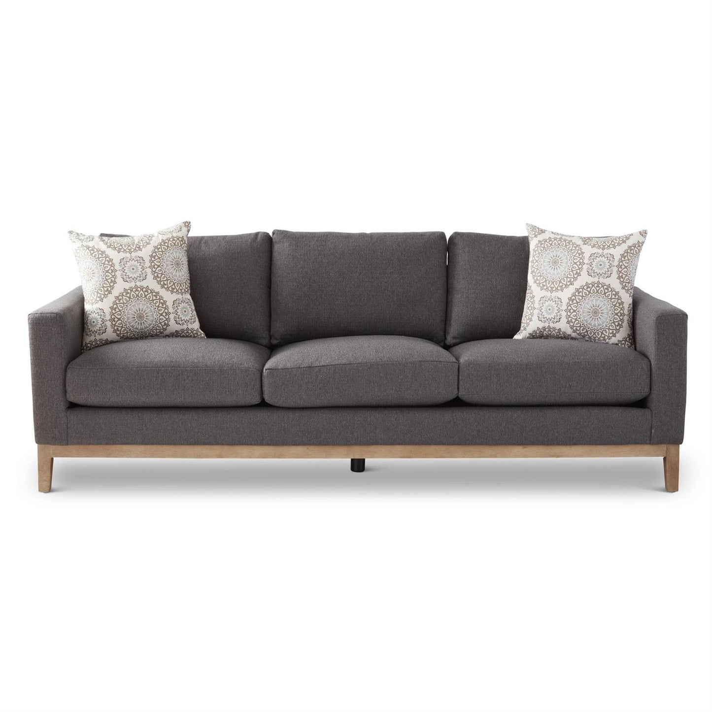 90 Inch Zeus Charcoal Sofa