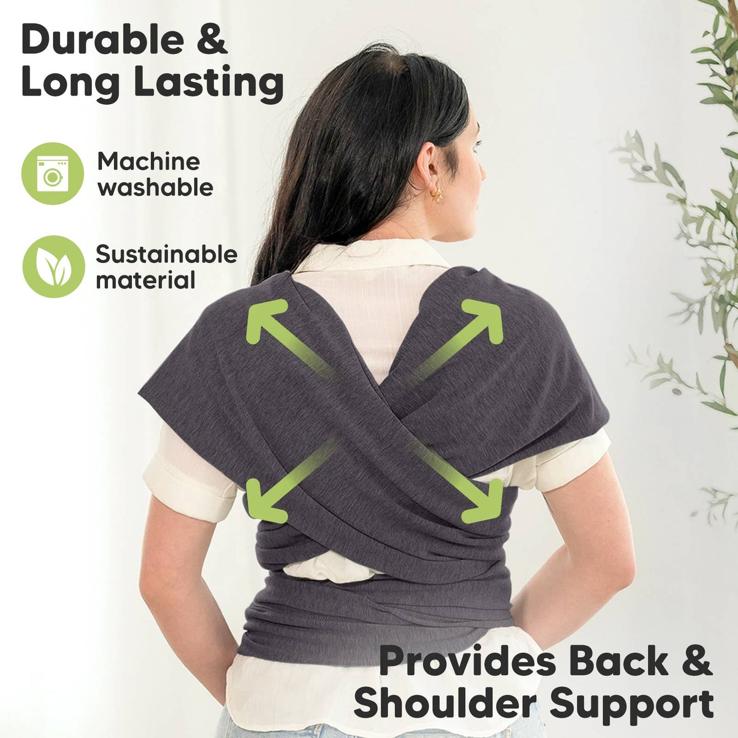 KeaBabies Original Baby Wrap Carrier