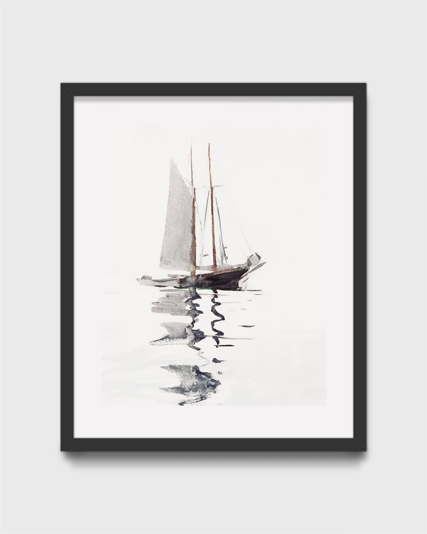 Reflection Vintage Art Print