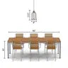 Metal and Glass Hanging Pendant Lamp