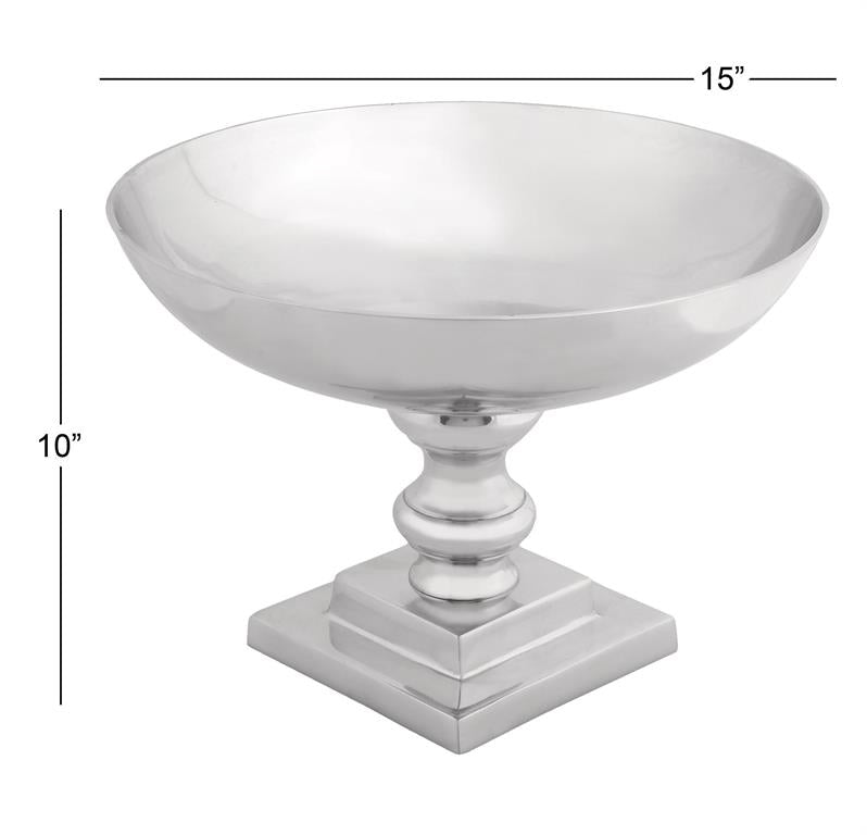 Aluminum Bowl 15 W 10 H