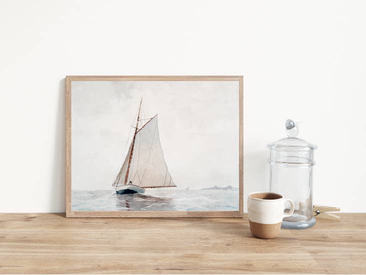 Vintage Art Print- Nautical