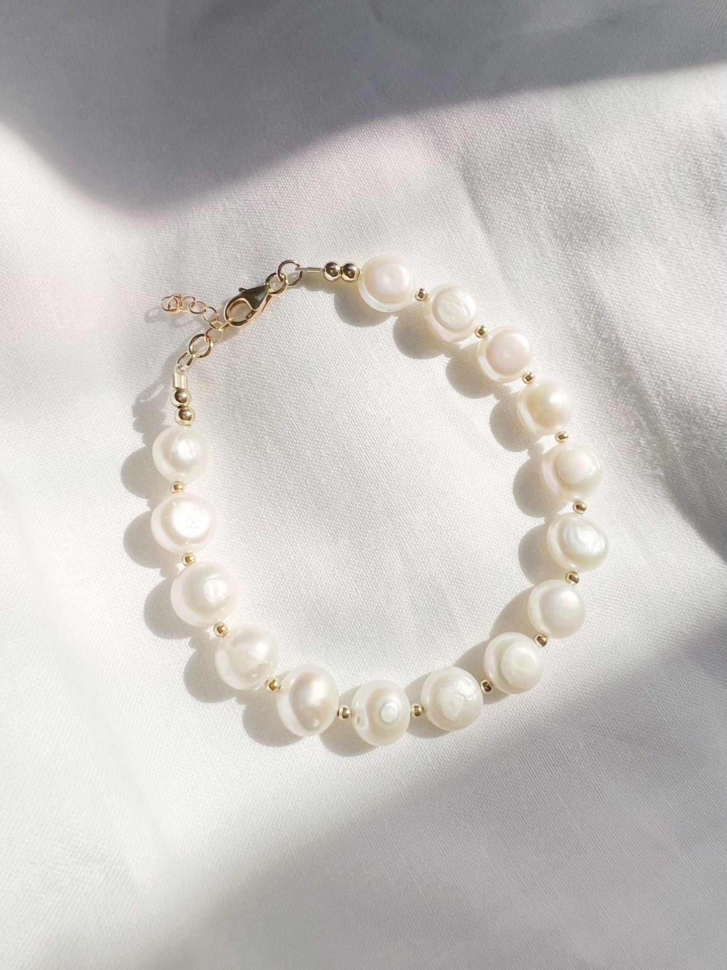 Ocean Ave Freshwater Pearl Gold Filled Bracelet