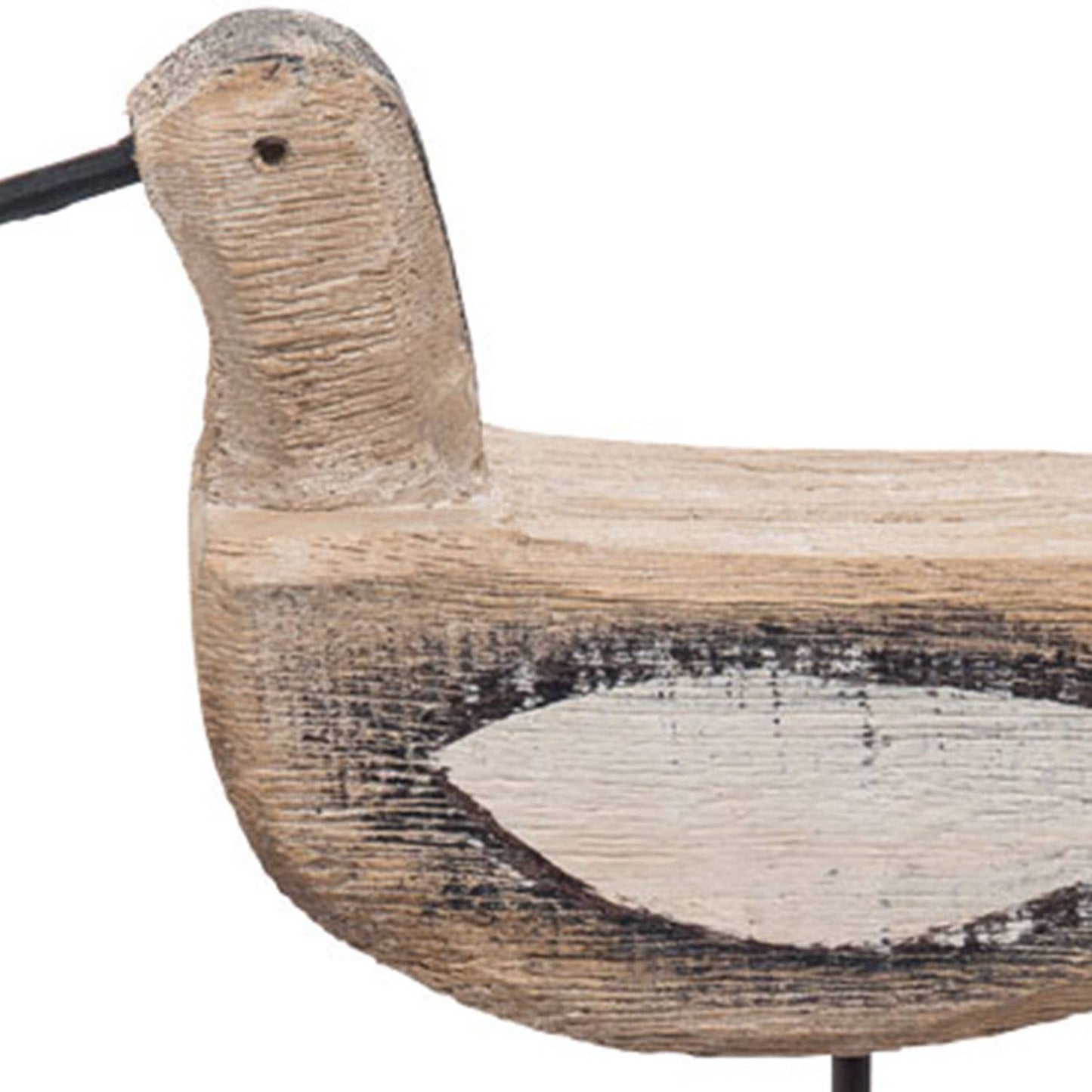 Rustic Driftwood Bird Wood Sculpture Tabletop Décor