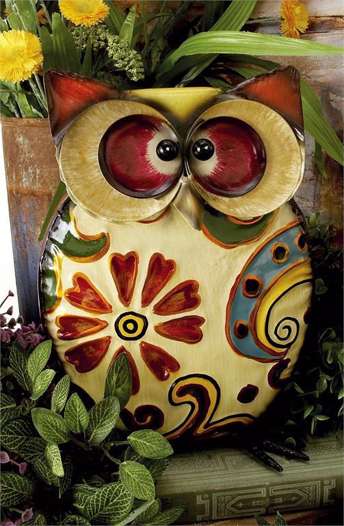 Metal Garden Owl