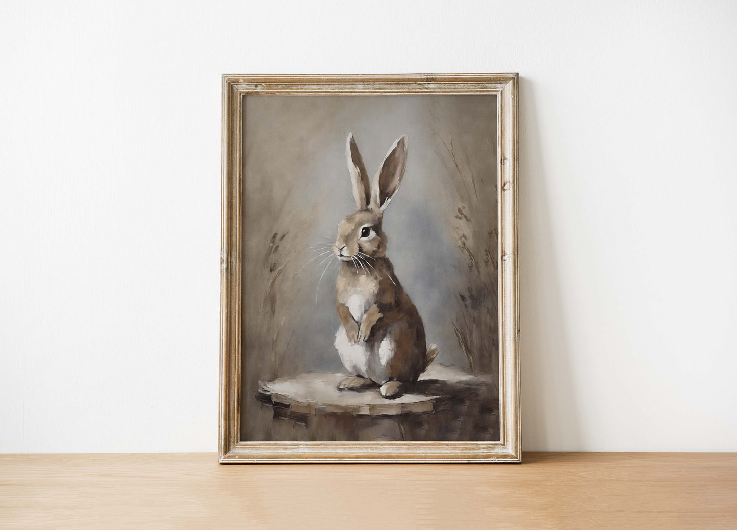 Rabbit Vintage Art Print