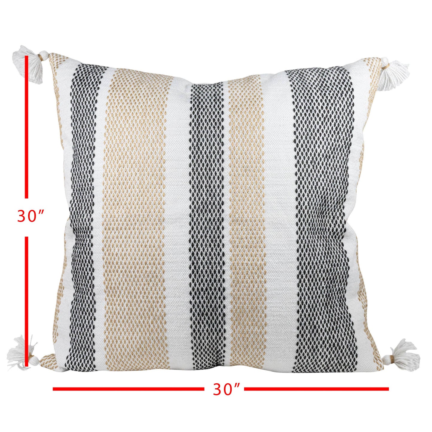 30x30 Amelia Oversized Outdoor Pillow Tan