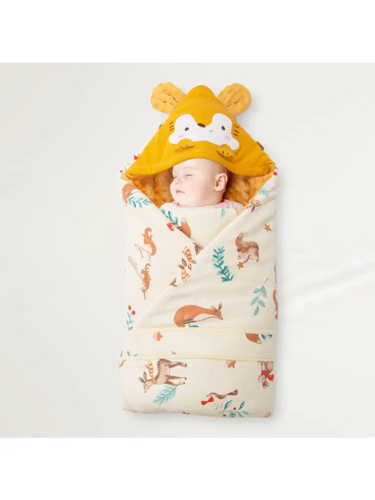 Double Sided Swaddle Blanket Forest