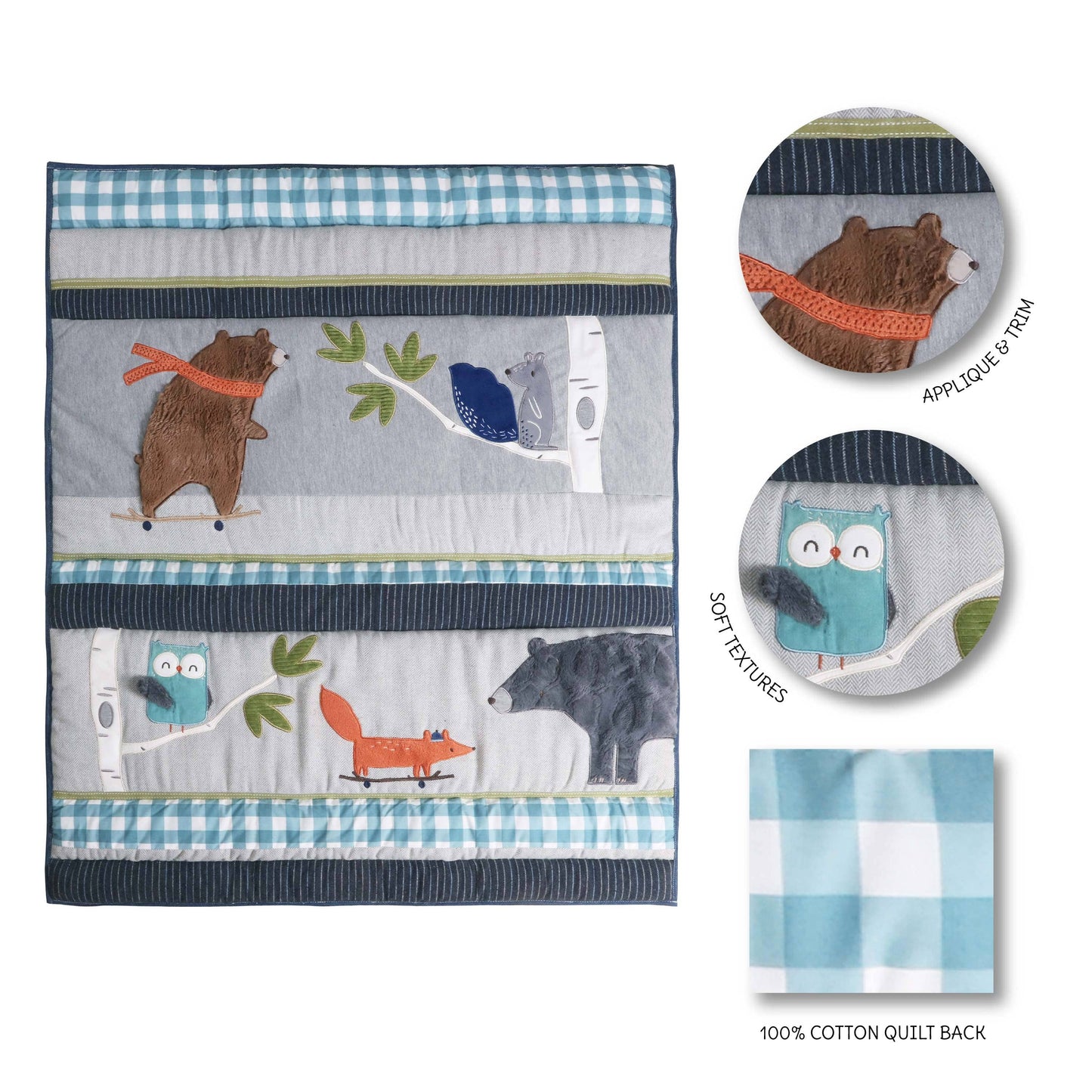 Play Day 5PC Crib Bedding Set