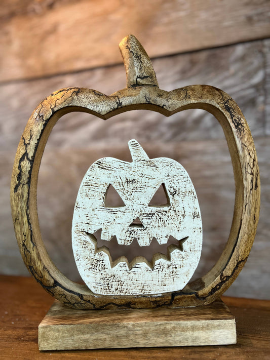 3-D Crackle Pumpkin 9.5x12in