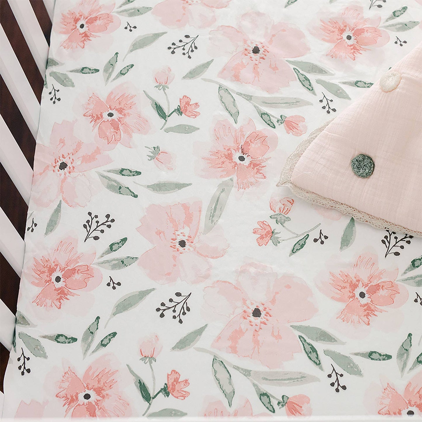 Parker Crib Sheet (Floral)