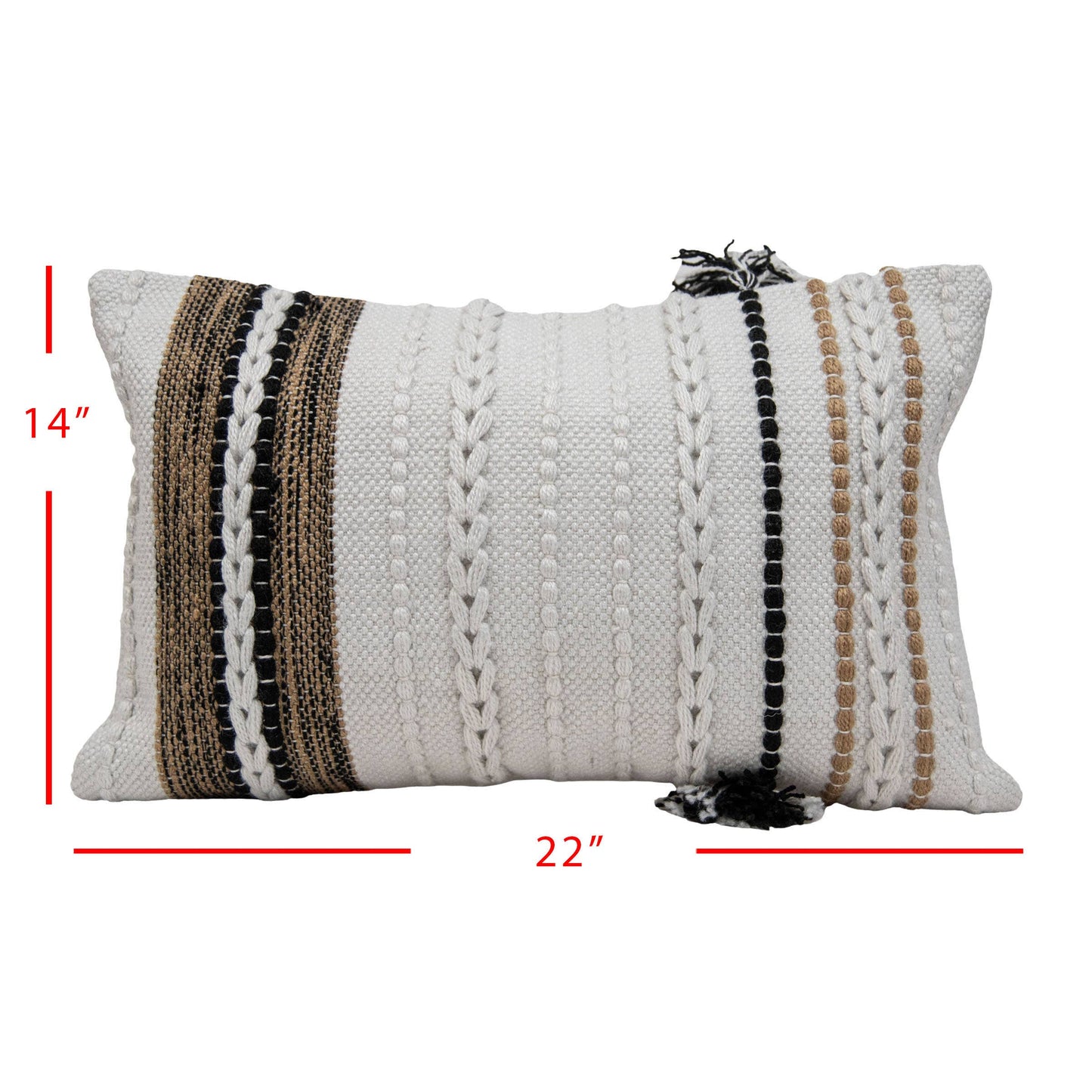 14x22 Hand Woven Eara Pillow