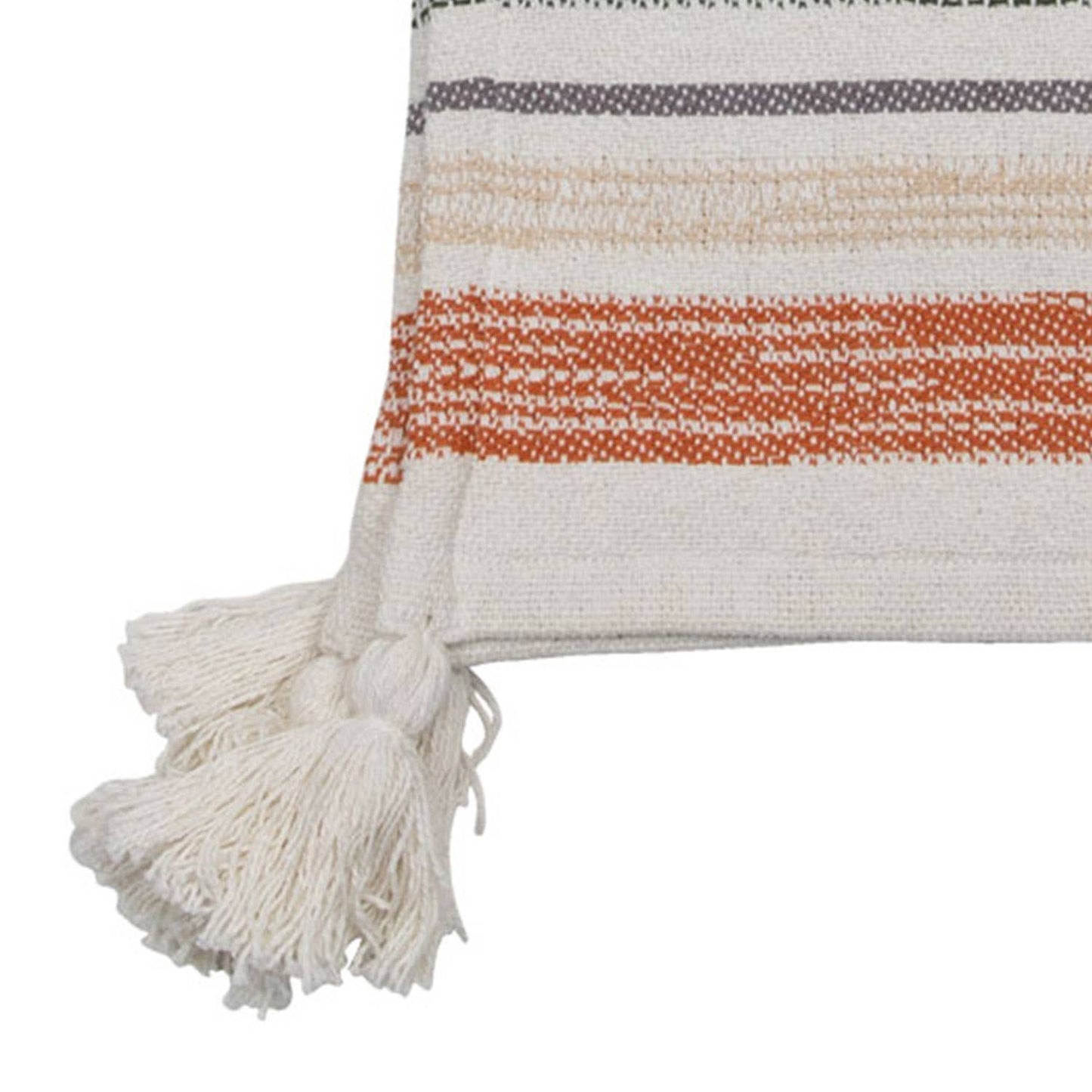 Hand Woven Multi Hayes Throw Neutral