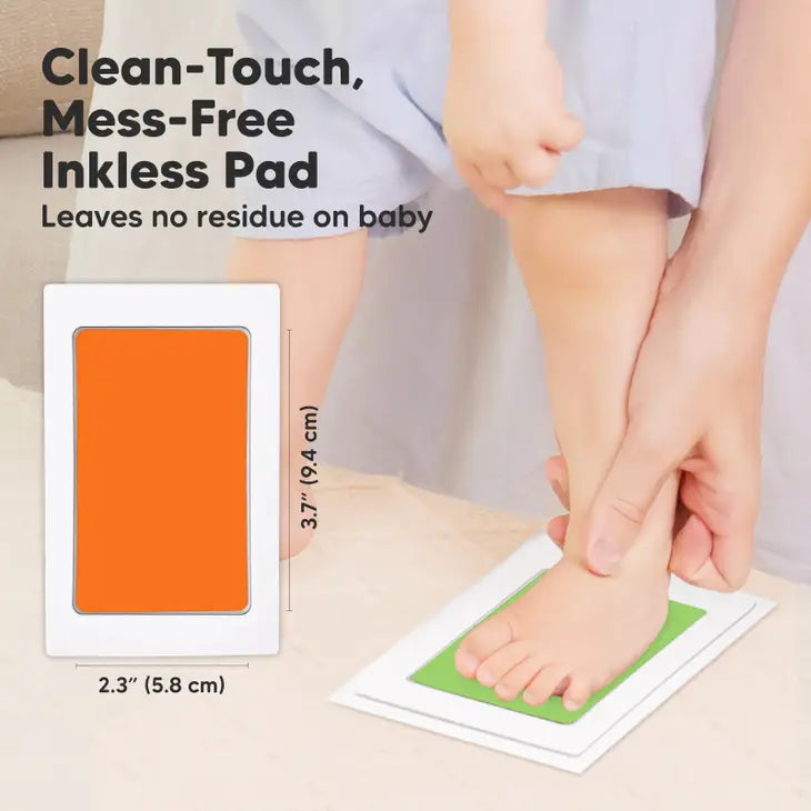 4Pk Inkless Ink Pad, Baby Footprint Kit, Dog Paw Print Kit | Candy / Regular