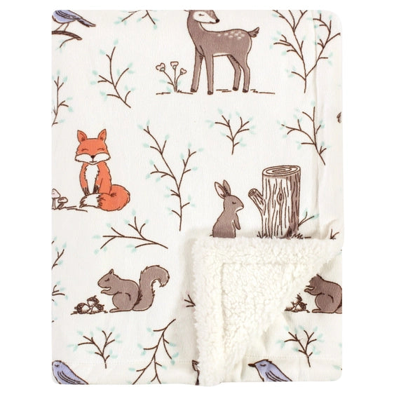 Hudson Plush Baby Blanket, Enchanted Forest