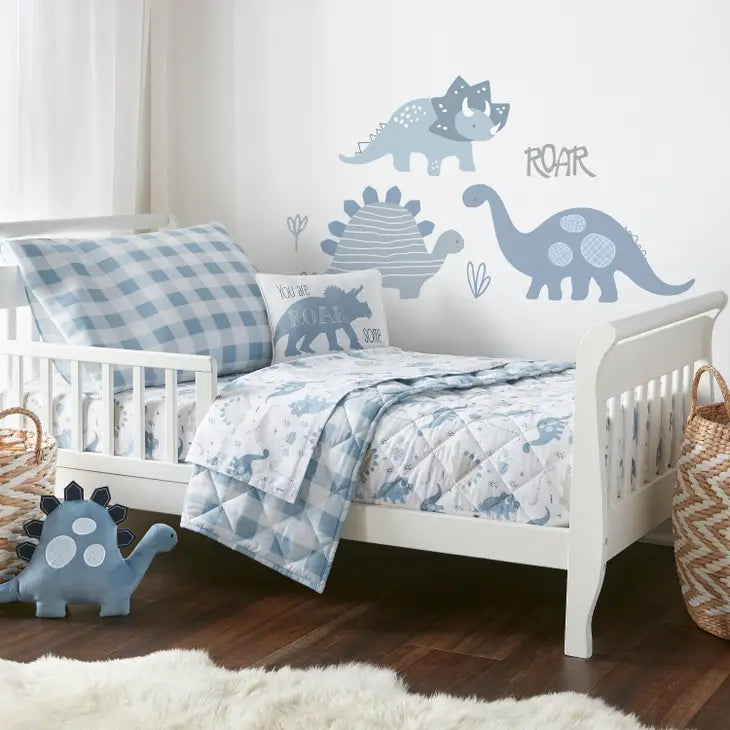 5 Piece Toddler Bedding Set DIno