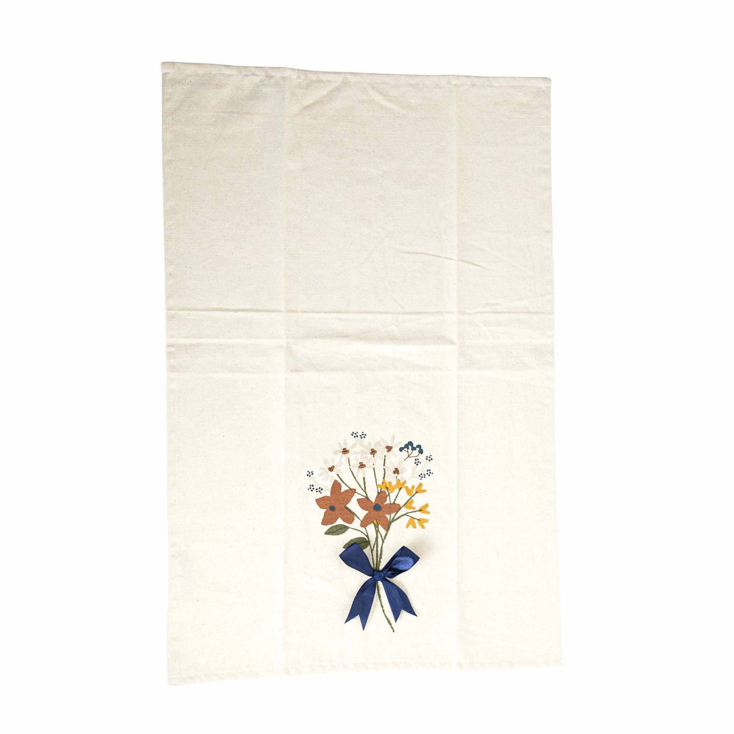 Bouquet with Ribbon Decorative Towel Multi Cotton