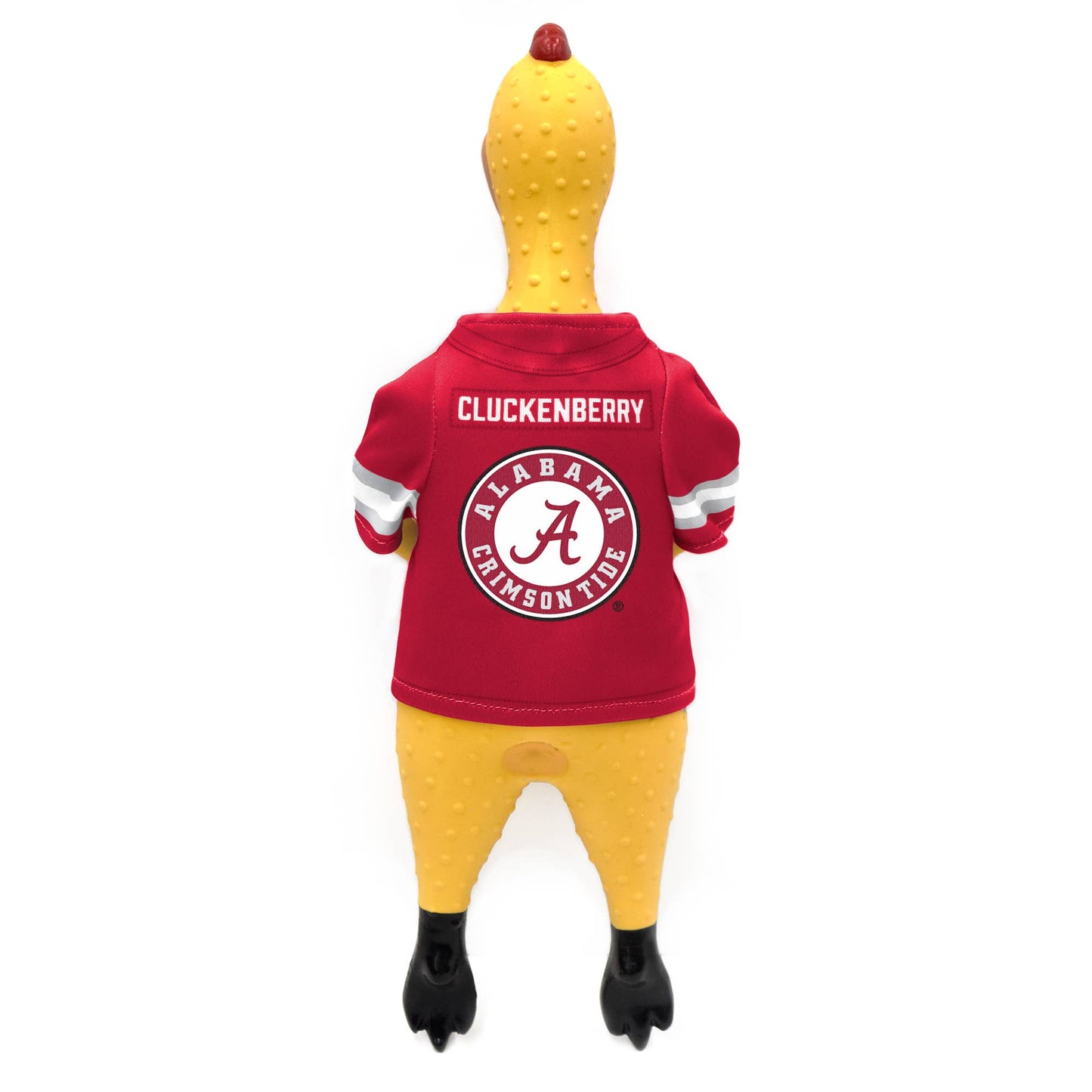 NCAA Alabama Crimson Tide Rubber Chicken Pet Toy