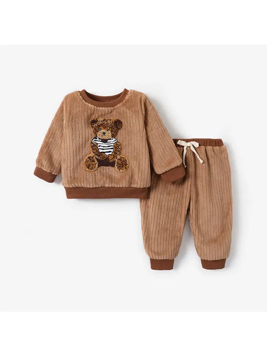 2pcs - Bear Sweatpant 3-6