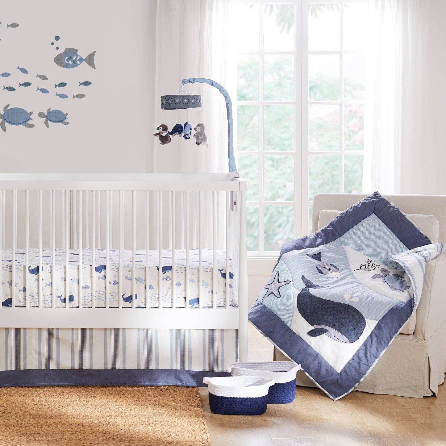 Boho Bay 5PC Crib Bedding Set