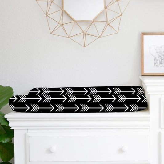 Changing Pad Cover, Black and White Arrows