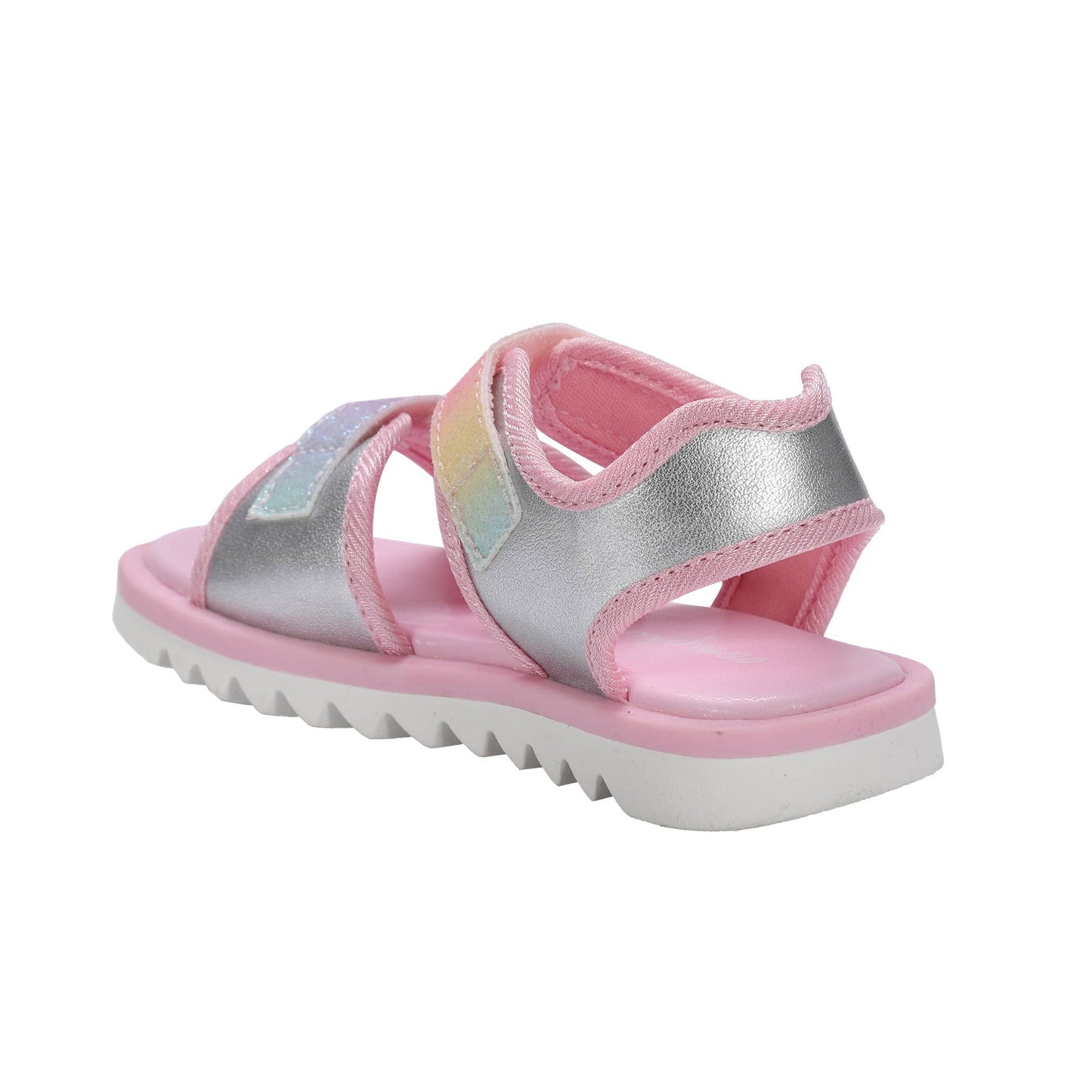 Lydia-Silver Childrens Sandal