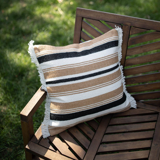 SALE - 18x18 Hand Woven Ike Pillow