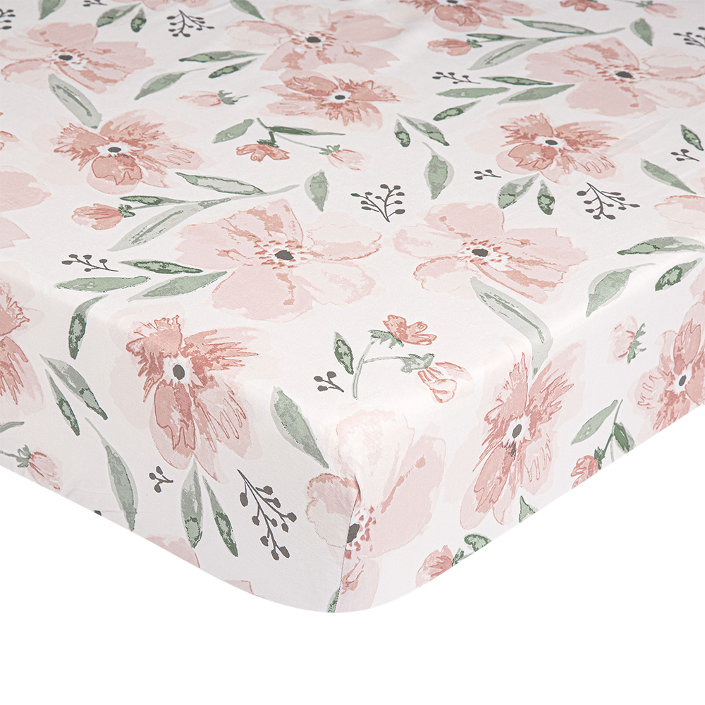 Parker Crib Sheet (Floral)