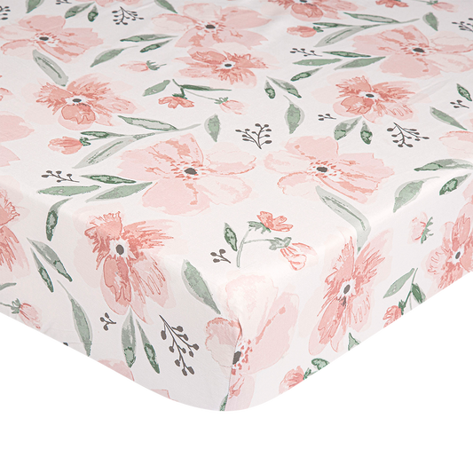 Parker Crib Sheet (Floral)