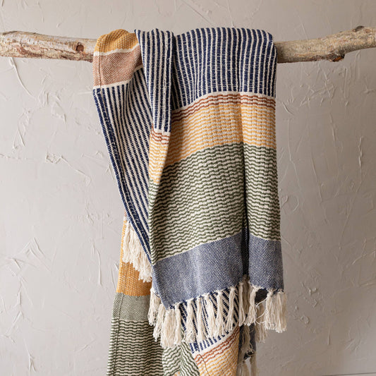 Hand Woven Gloria Throw Multi