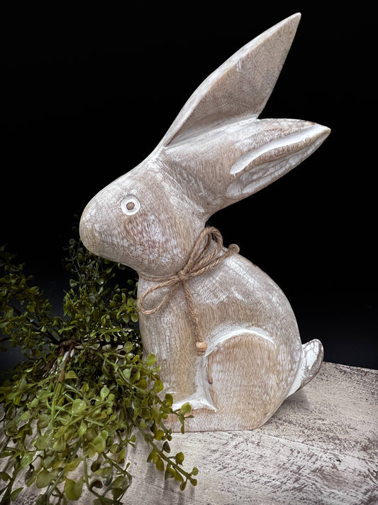 Whitewashed Bunny 9x14in