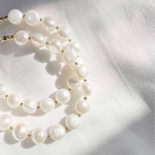 Ocean Ave Freshwater Pearl Gold Filled Bracelet